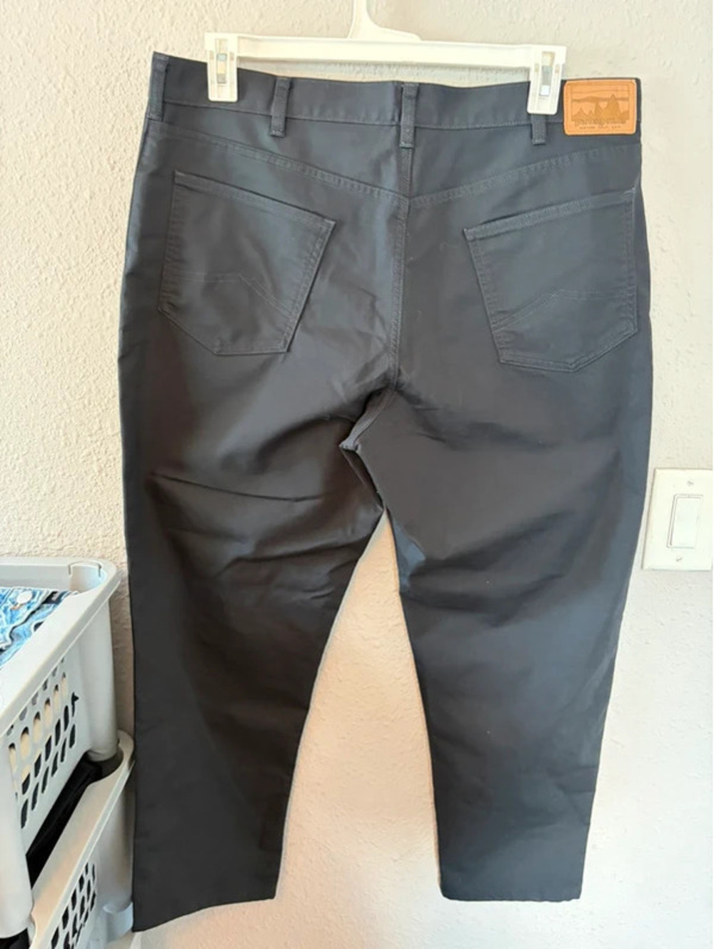 Men's Patagonia Twill Traveler 5-Pocket Pants Black size 38